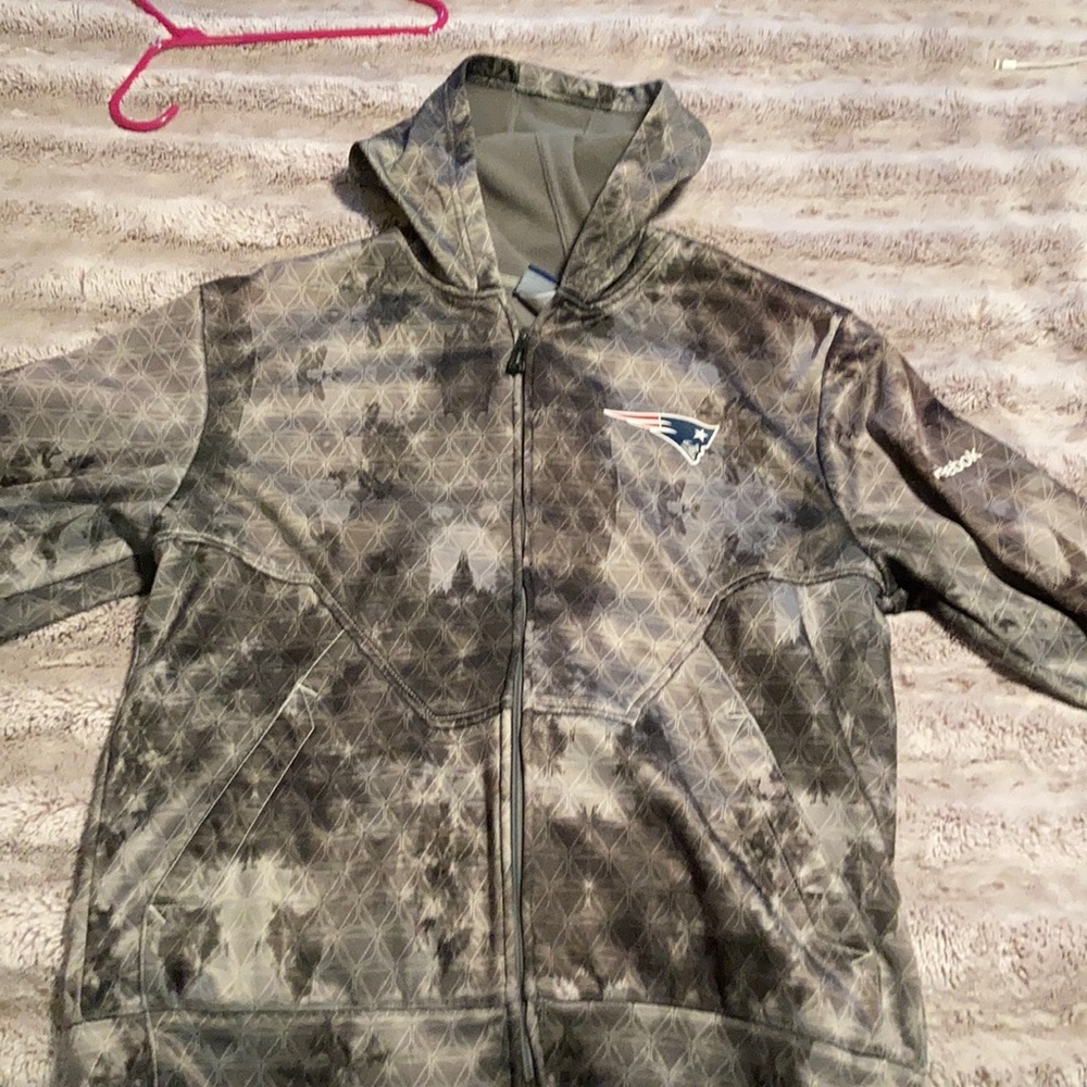New England patriots zip up jacket